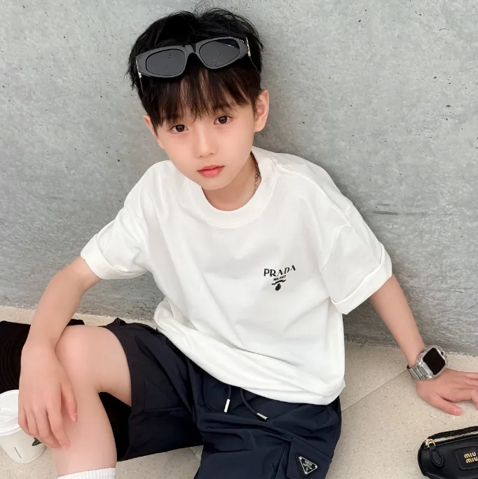 【90-160cm】絶対後悔しない 品質満点 シンプル カジュアル 合わせやすい 半袖 Ｔシャツ