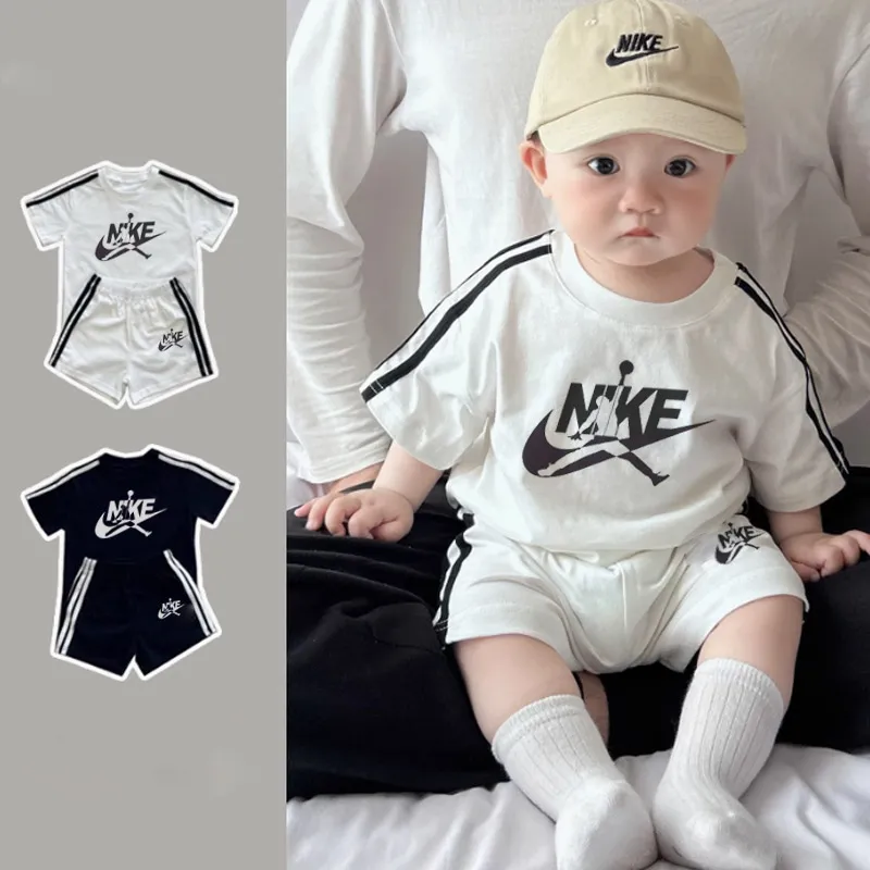 【80-160cm】二点セット 単品注文可 絶対後悔しない 爆売れ中 男の子 半袖Ｔシャツ＋ショートパンツ セットアップ