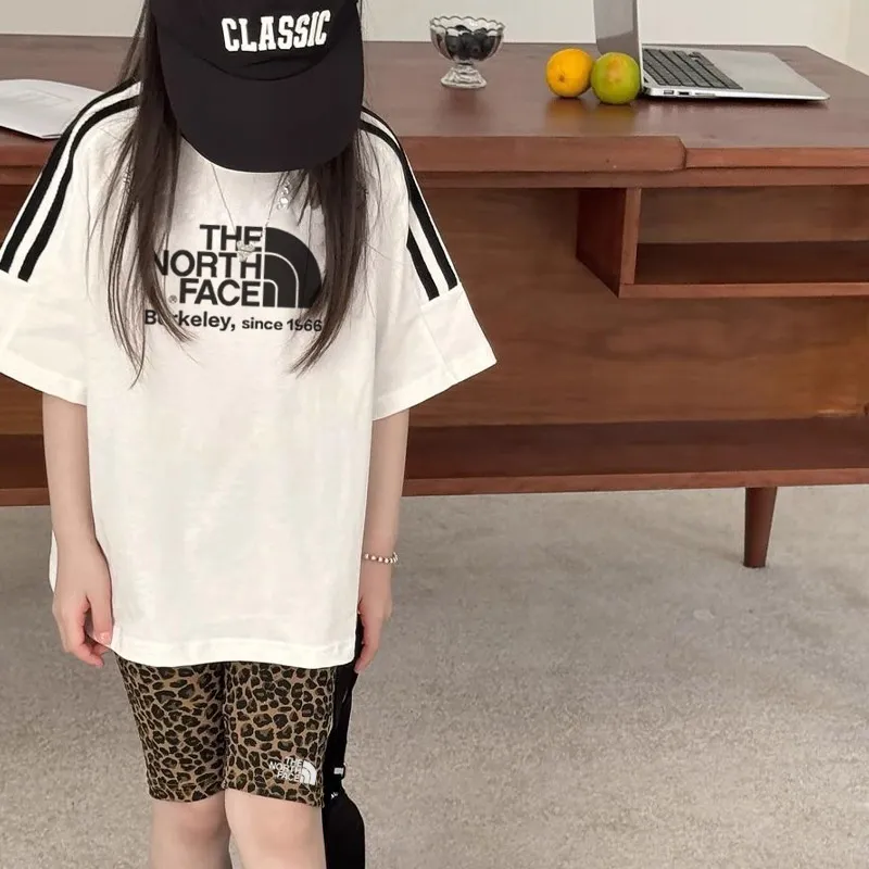 【90-150cm】二点セット 単品注文OK デザイン満点  可愛い カジュアル 女の子 半袖 Ｔシャツ＋ショートパンツ セット