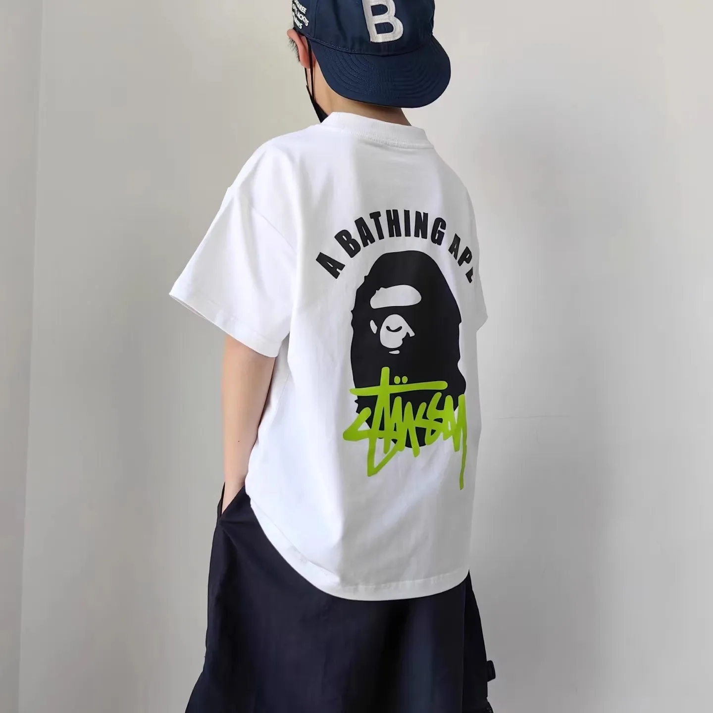 【90-160cm】元気いっぱい 注目度UP トレンド  カジュアル ゆったり 男の子 半袖 Ｔシャツ