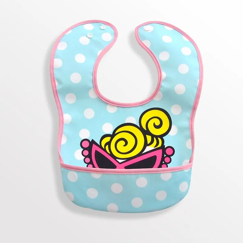 【激安1円！！】絶対見逃さないで 可愛い キャラクター柄 汚れ防止 防水加工 ベビー お食事スタイ