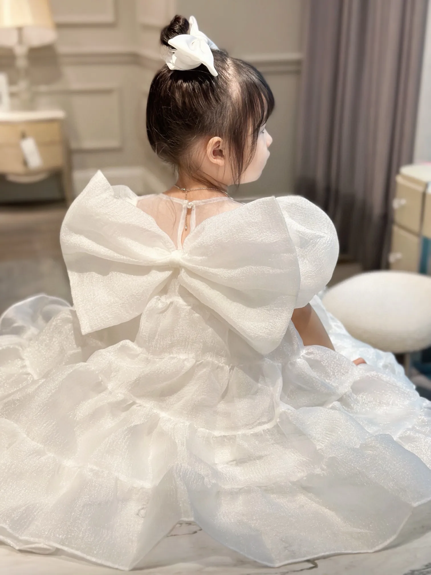 【100-150cm】オシャレ度高め プリンセス パーティー スウィート 女の子 ワンピース