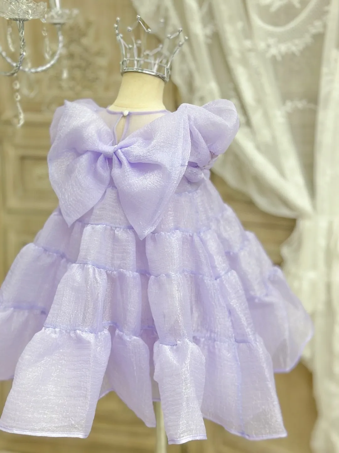 【100-150cm】オシャレ度高め プリンセス パーティー スウィート 女の子 ワンピース