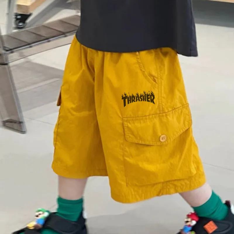 【90-150cm】これを逃す手はない 大人気  クール 着やすい 男の子 半袖Ｔシャツ＋ショートパンツ セットアップ