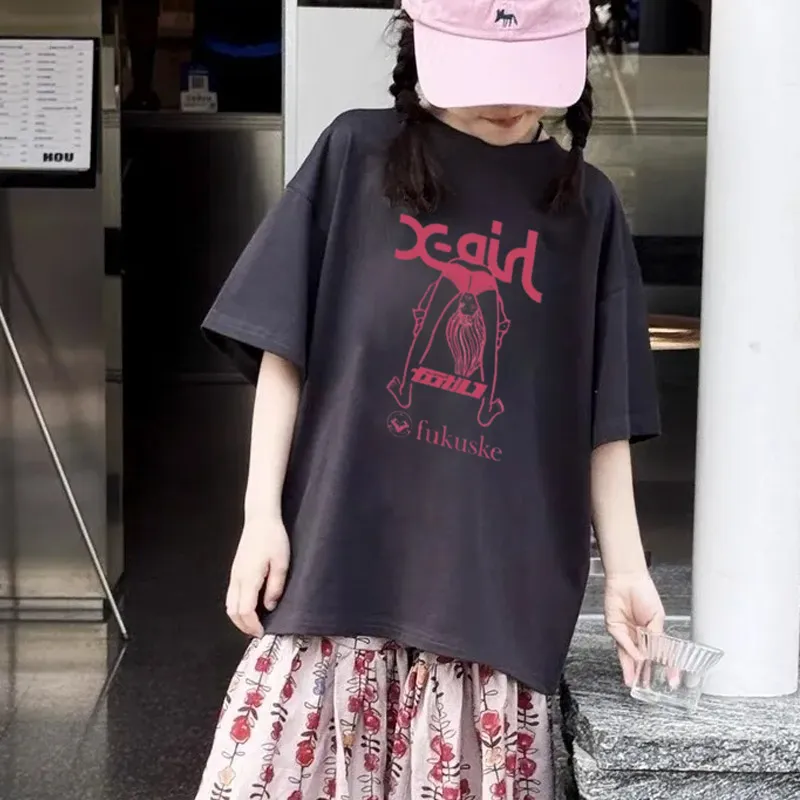 【90-160cm】トレンド感たっぷり スタイリッシュ おしゃれ 着やすい 女の子 半袖 Ｔシャツ