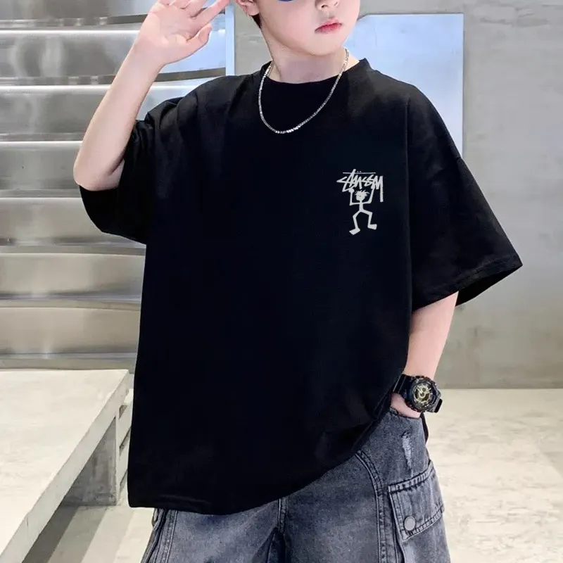 【90-160cm】話題沸騰中 大人気 カジュアル 合わせやすい 男の子 半袖 Ｔシャツ