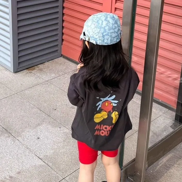 【80-140cm】好感度100％  大人気 カートゥーン 可愛い 着やすい 女の子 半袖 Ｔシャツ