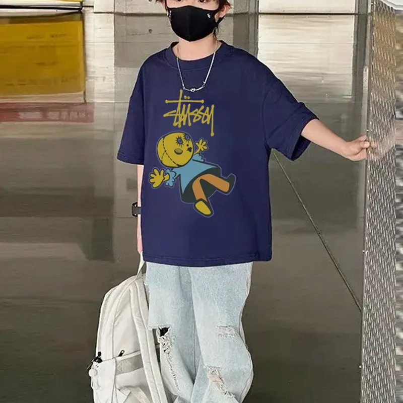 【90-160cm】着回し力抜群 売れ筋 カッコイイ 合わせやすい 男の子 半袖 Ｔシャツ