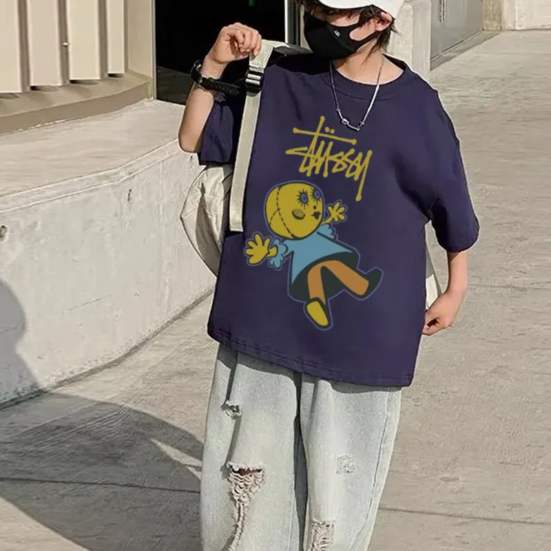 【90-160cm】着回し力抜群 売れ筋 カッコイイ 合わせやすい 男の子 半袖 Ｔシャツ