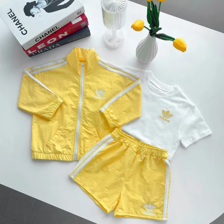 【80-130cm】三点セット 単品注文OK 毎日着たくなる カジュアル UV対策 アウター＋Ｔシャツ＋ショートパンツ セット