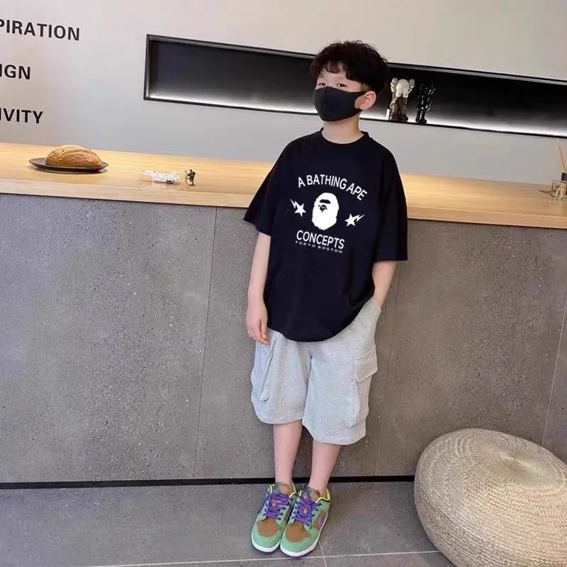 【90-160cm】着回し力抜群 大注目 カジュアル トレンド  男の子 半袖 Ｔシャツ