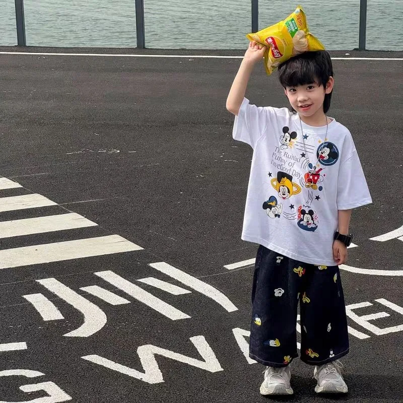 【90-160cm】人気上昇中 売れ筋 カジュアル カートゥーン  男の子 半袖 Ｔシャツ