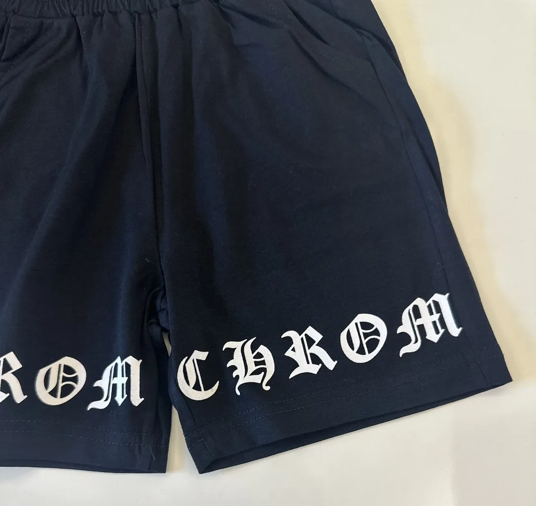 【90-150cm】二点セット トレンド感たっぷり 高品質 カジュアル 半袖Ｔシャツ＋ショートパンツ セットアップ