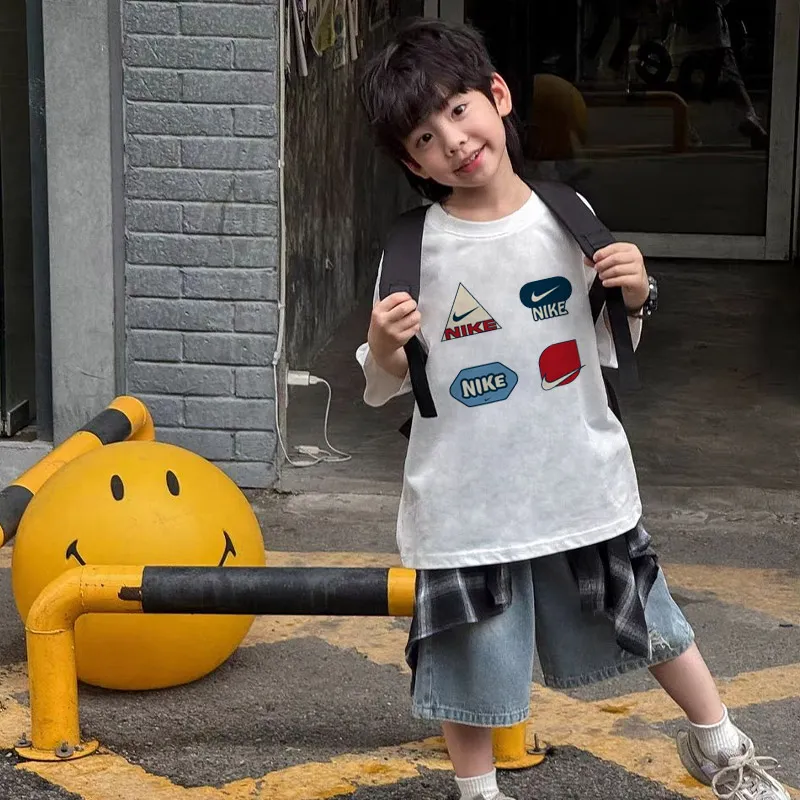 【90-160cm】コンフォート感抜群 カジュアル デイリー使いに最適  男の子 半袖 Ｔシャツ