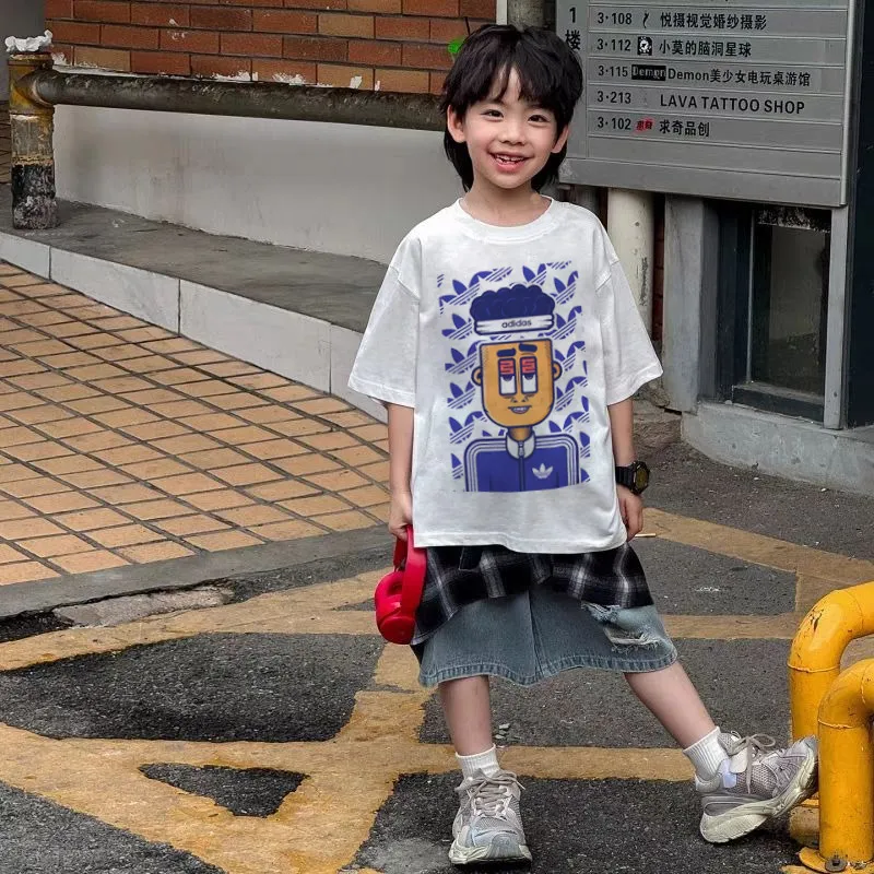 【90-160cm】目を奪われる 爆売れ中 カジュアル トレンド   男の子 半袖 Ｔシャツ