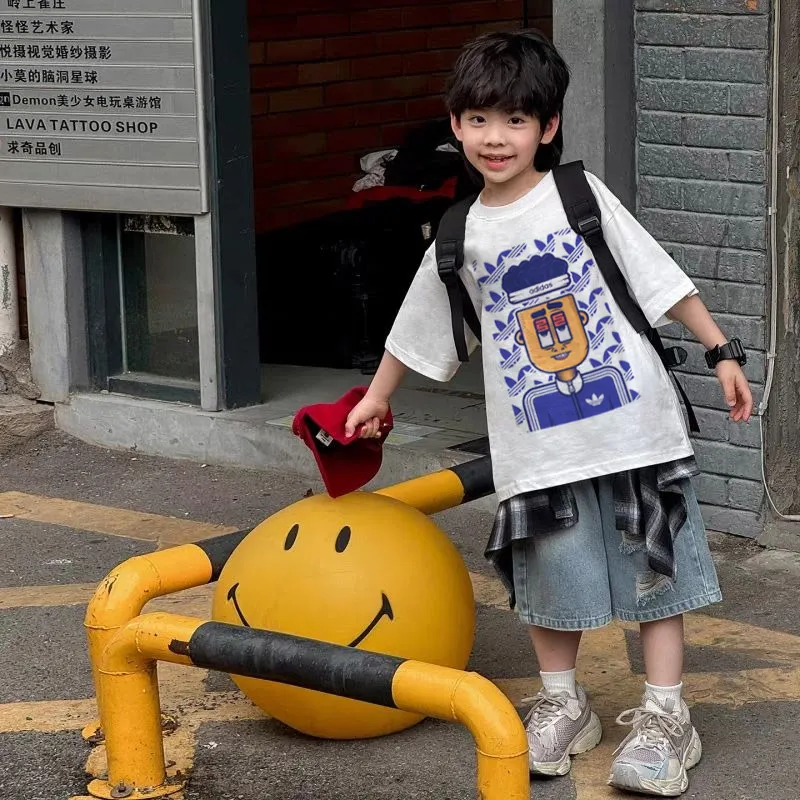 【90-160cm】目を奪われる 爆売れ中 カジュアル トレンド   男の子 半袖 Ｔシャツ