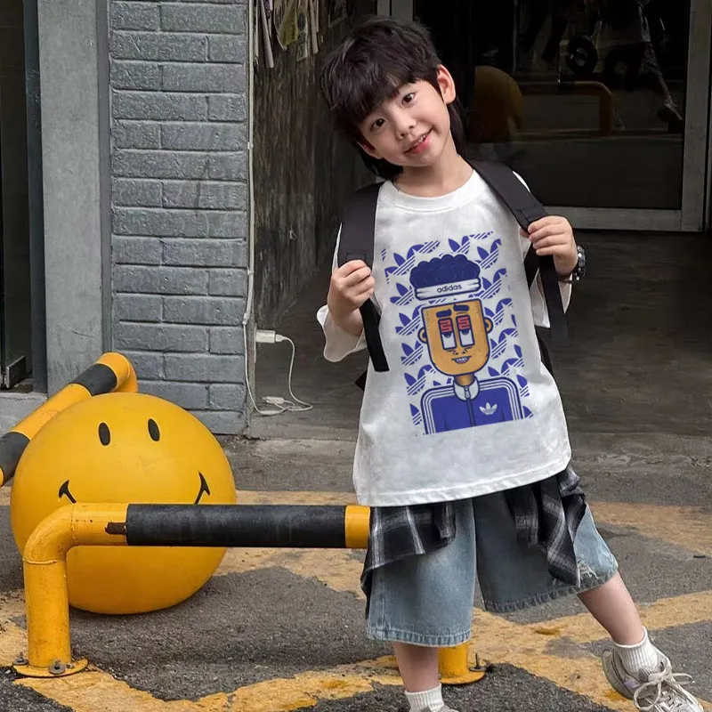 【90-160cm】目を奪われる 爆売れ中 カジュアル トレンド   男の子 半袖 Ｔシャツ