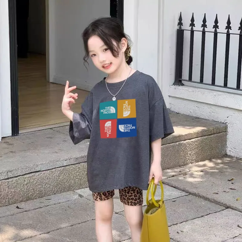 【90-160cm】取り入れたい 爆売れ中 トレンド  合わせやすい 女の子 半袖Ｔシャツ