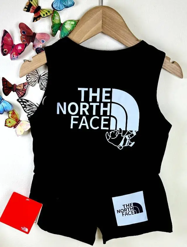 【80-120cm】二点セット 元気いっぱい 大注目 カジュアル 快適 タンクトップ/Ｔシャツ＋ショートパンツ セットアップ