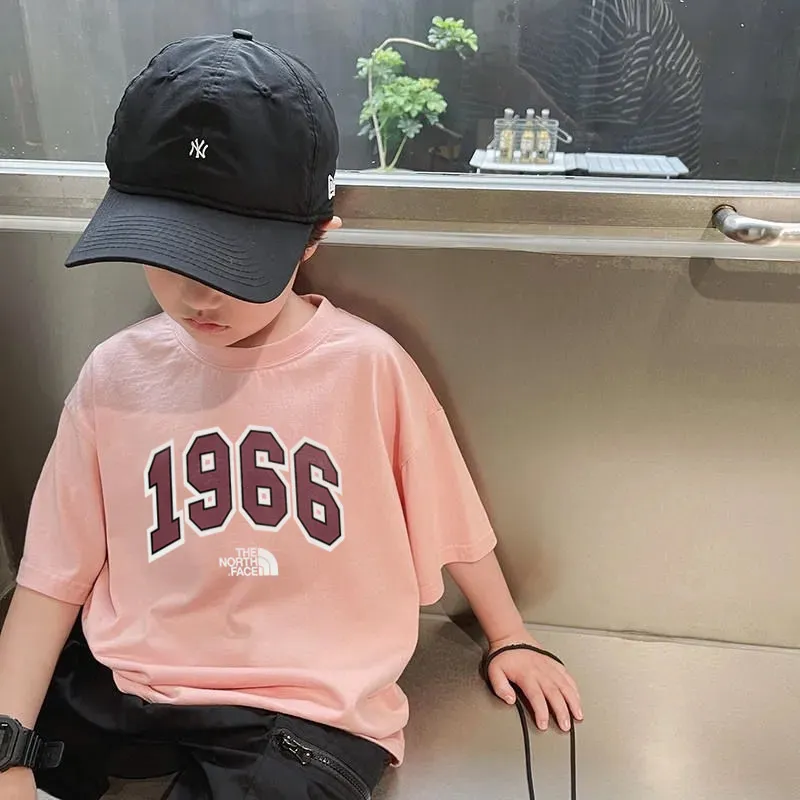 【90-160cm】トレンド感たっぷり 売れ筋 トレンド 数字柄 合わせやすい  男の子 半袖 Ｔシャツ