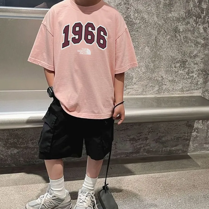 【90-160cm】トレンド感たっぷり 売れ筋 トレンド 数字柄 合わせやすい  男の子 半袖 Ｔシャツ