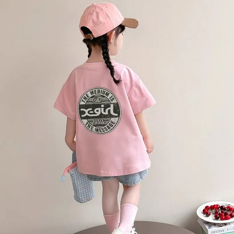 【90-160cm】人気爆発中 おしゃれ カートゥーン トレンド  女の子 半袖 Ｔシャツ