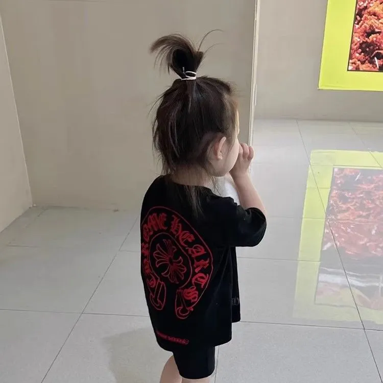 【90-160cm】コンフォート感抜群 可愛い プリント 合わせやすい 女の子 半袖 Ｔシャツ
