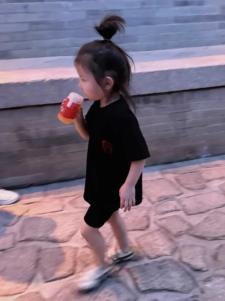 【90-160cm】コンフォート感抜群 可愛い プリント 合わせやすい 女の子 半袖 Ｔシャツ