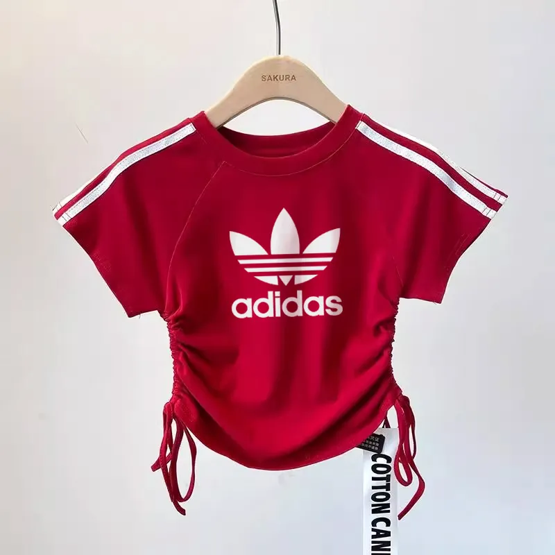 【80-150cm】オシャレ度高め 新作 大注目 カジュアル 合わせやすい 女の子 半袖 Ｔシャツ