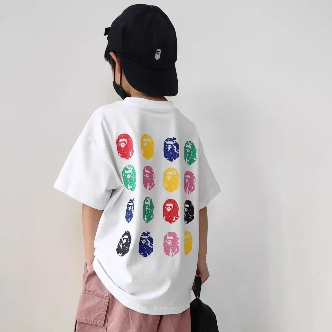 【90-160cm】コンフォート感抜群 爆売れ中 カッコイイ カジュアル  男の子 半袖 Ｔシャツ
