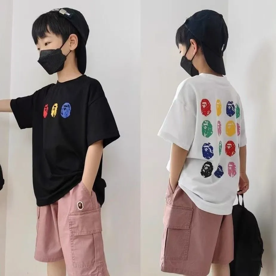 【90-160cm】コンフォート感抜群 爆売れ中 カッコイイ カジュアル  男の子 半袖 Ｔシャツ