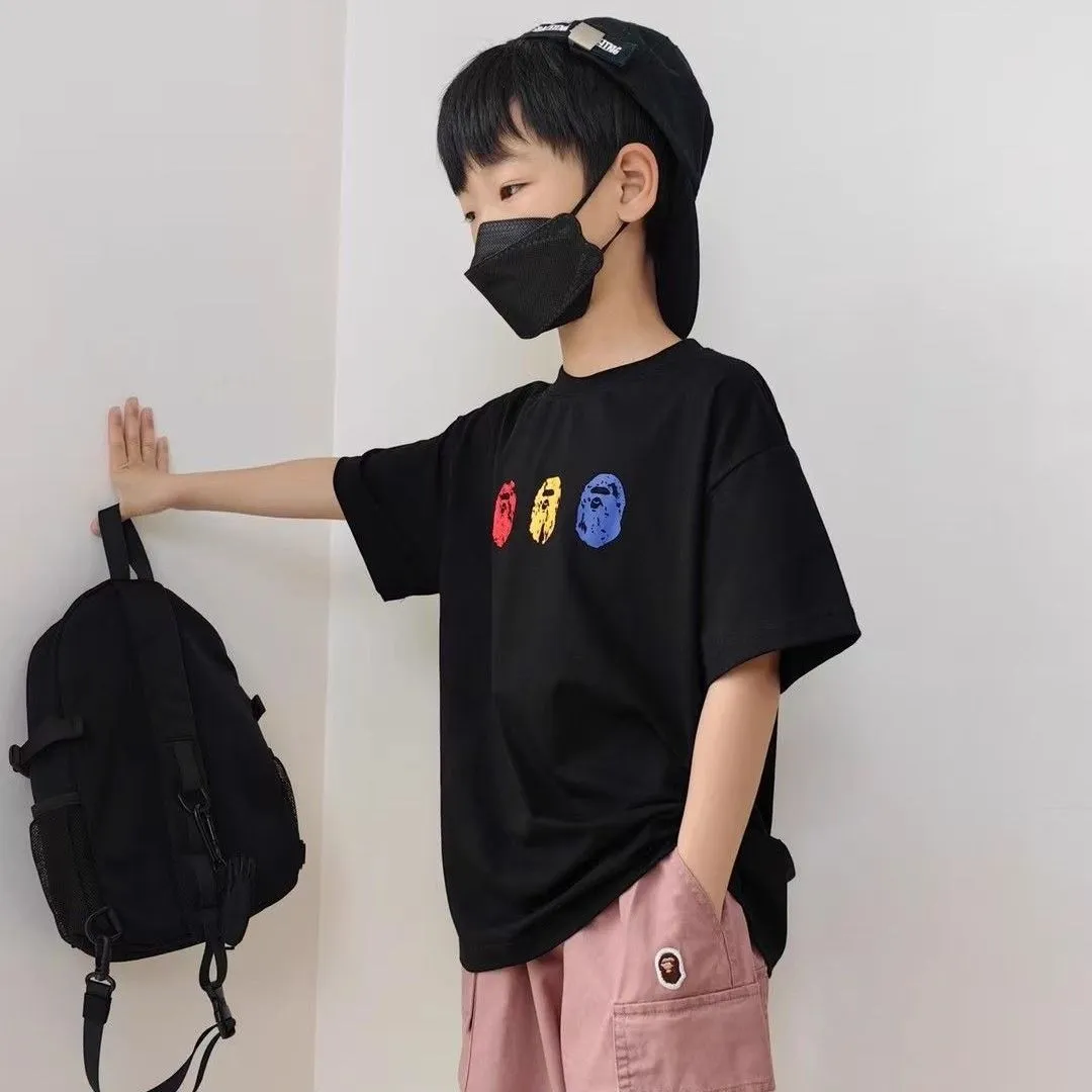 【90-160cm】コンフォート感抜群 爆売れ中 カッコイイ カジュアル  男の子 半袖 Ｔシャツ