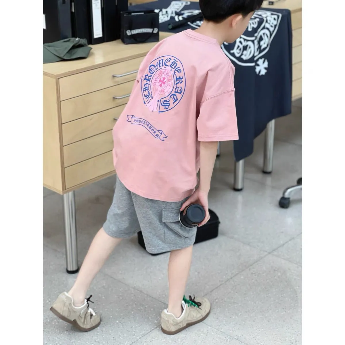 【90-160cm】着回し力抜群 爆売れ中 トレンド カジュアル  快適 男の子 半袖 Ｔシャツ