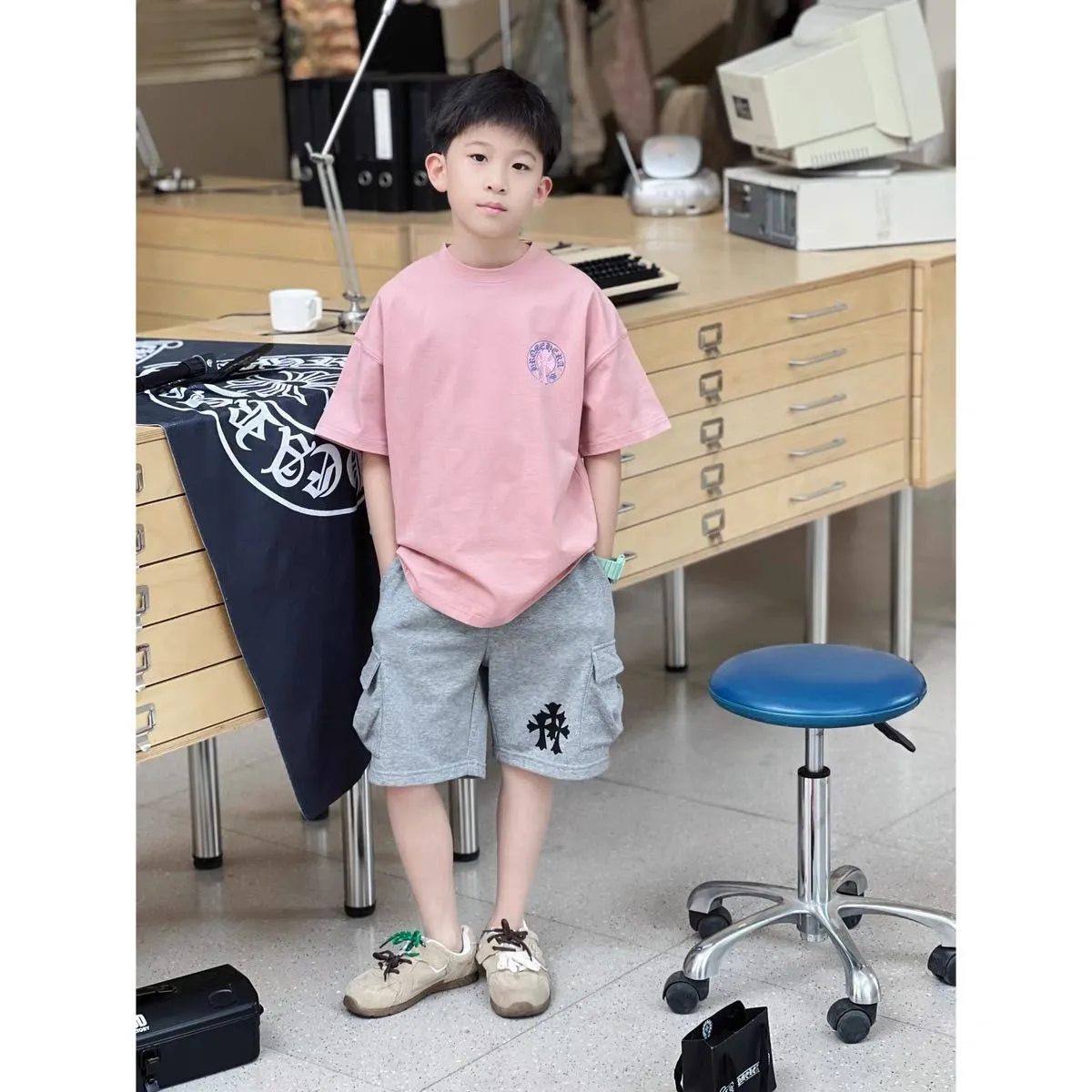 【90-160cm】着回し力抜群 爆売れ中 トレンド カジュアル  快適 男の子 半袖 Ｔシャツ