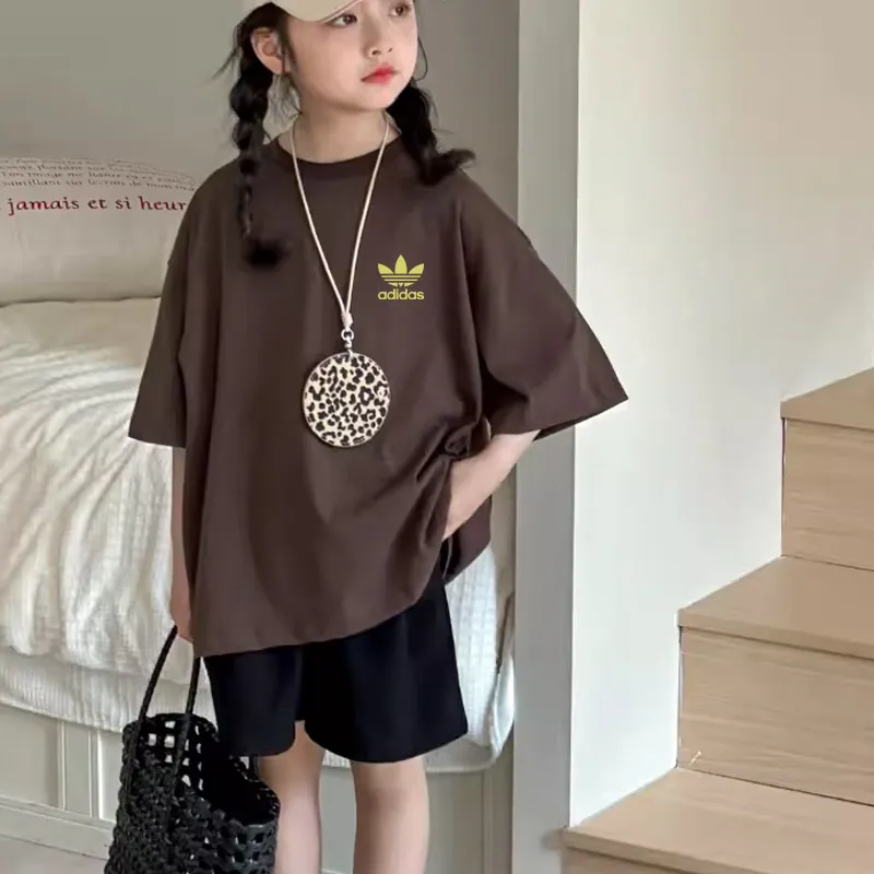 【90-160cm】存在感アップ  注目度UP 肌触り良い カジュアル 快適 女の子 半袖 Ｔシャツ