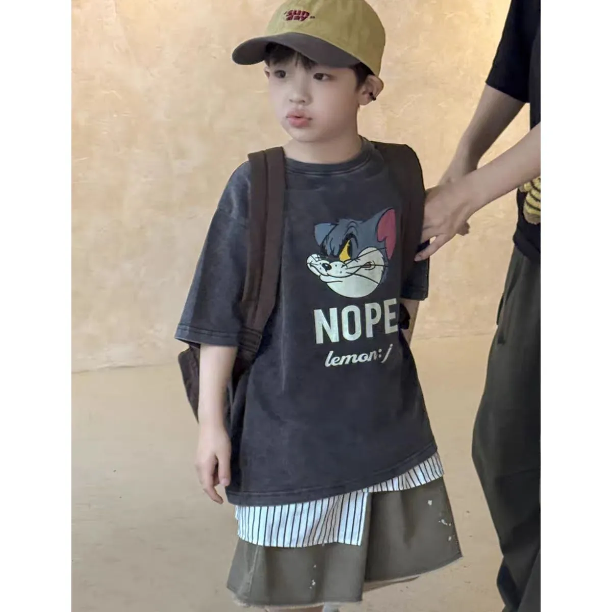 【100-150cm】絶対見逃さないで 売れ筋 クール カジュアル 男の子 半袖 Ｔシャツ
