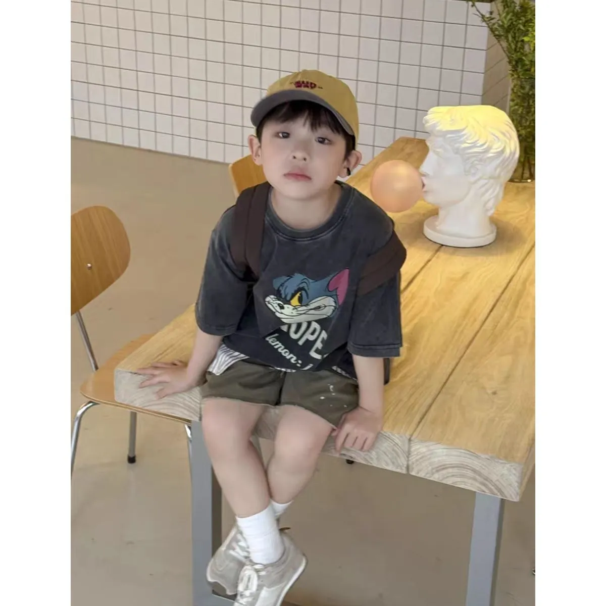 【100-150cm】絶対見逃さないで 売れ筋 クール カジュアル 男の子 半袖 Ｔシャツ