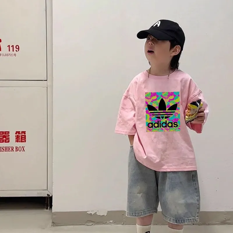 【90-160cm】絶対カッコイイ 人気上昇中 トレンド  ゆったり  品質満点 男の子 半袖 Ｔシャツ