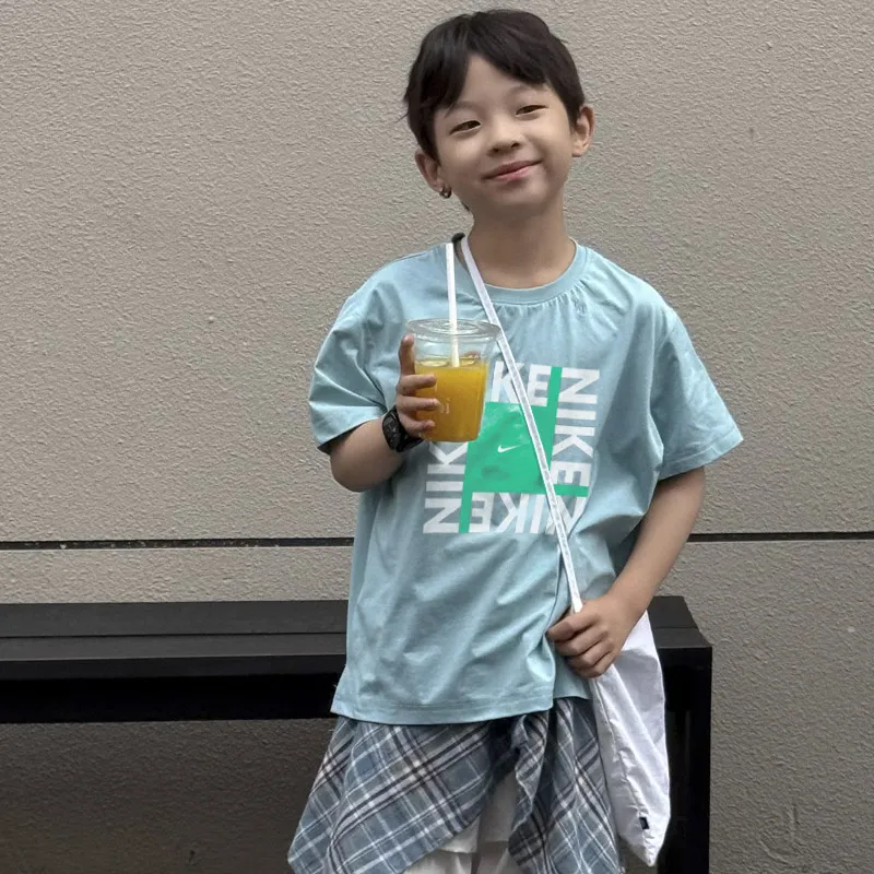 【90-160cm】多色展開 絶対欲しい トレンド  ファッション  カジュアル 男の子 半袖 Ｔシャツ