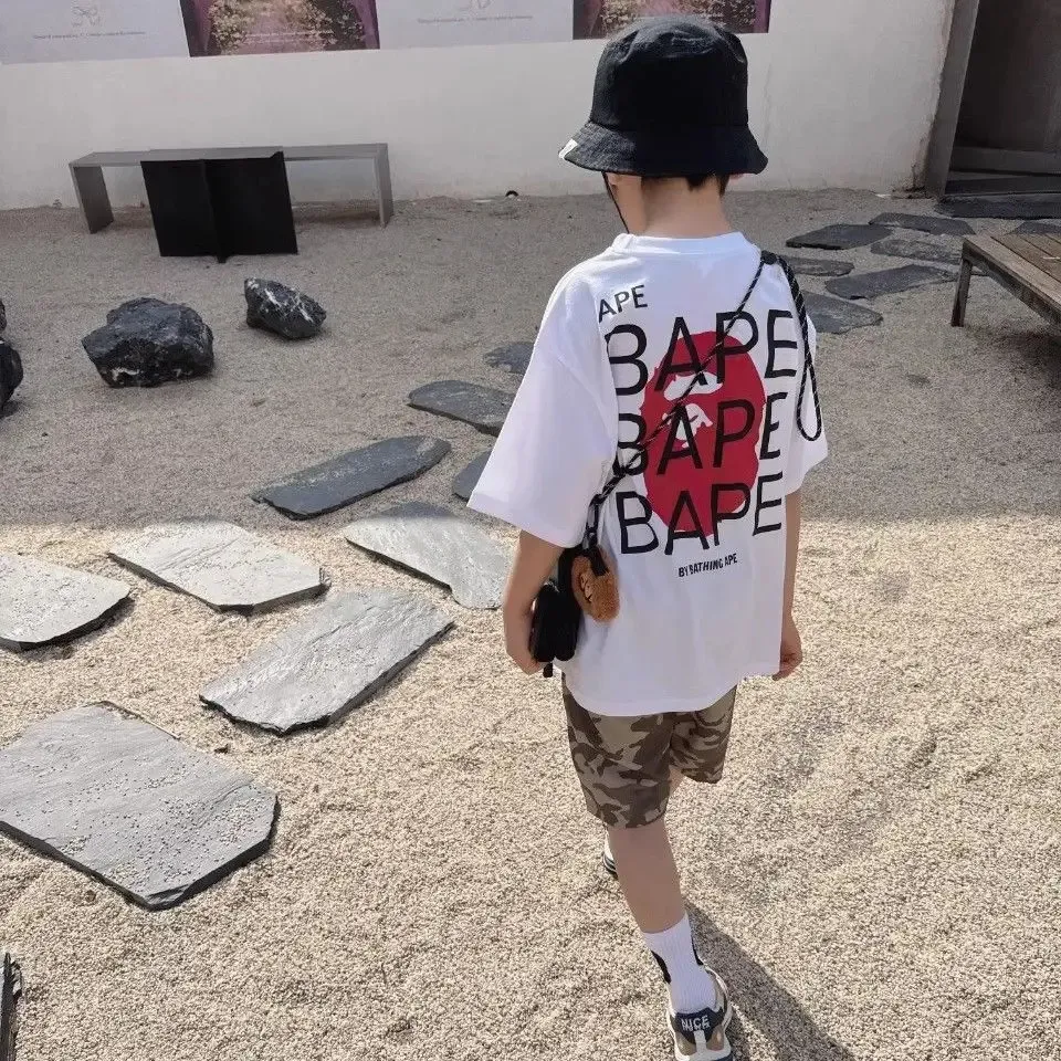 【90-160cm】売れ筋商品 絶対欲しい トレンド  カジュアル  ゆったり 男の子 半袖 Ｔシャツ