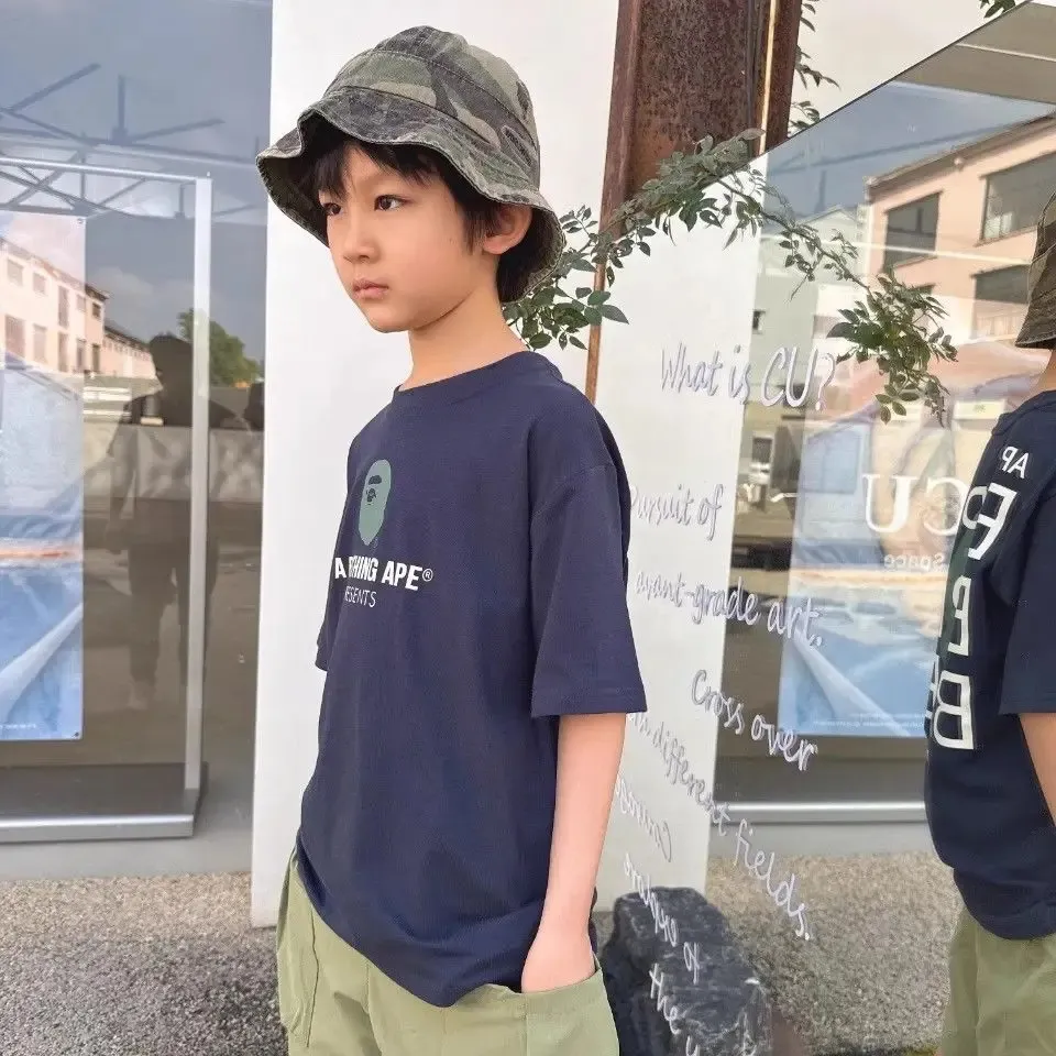 【90-160cm】売れ筋商品 絶対欲しい トレンド  カジュアル  ゆったり 男の子 半袖 Ｔシャツ