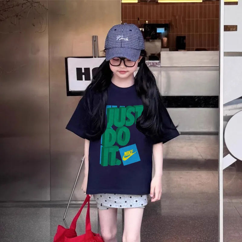 【90-160cm】デザイン満点 大人気 トレンド  気質いい  着心地良い 女の子 快適 半袖 Ｔシャツ