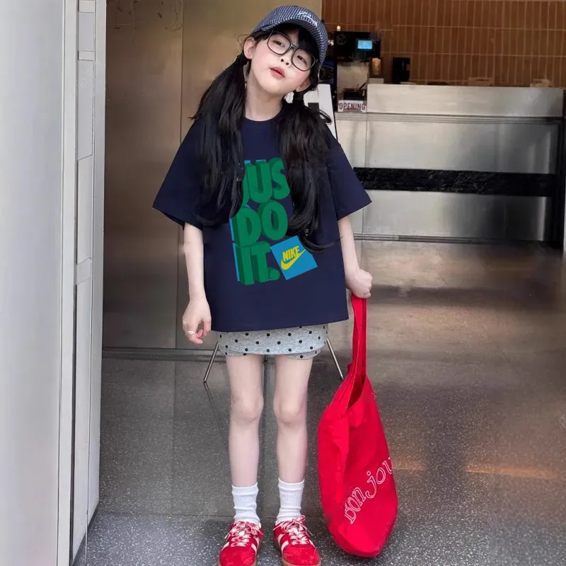 【90-160cm】デザイン満点 大人気 トレンド  気質いい  着心地良い 女の子 快適 半袖 Ｔシャツ