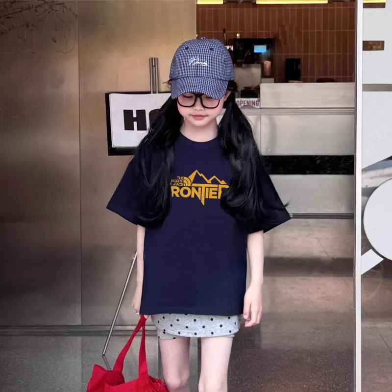 【90-160cm】絶対欲しい 人気爆発 ファッション  気質いい  定番 女の子 快適 半袖 Ｔシャツ