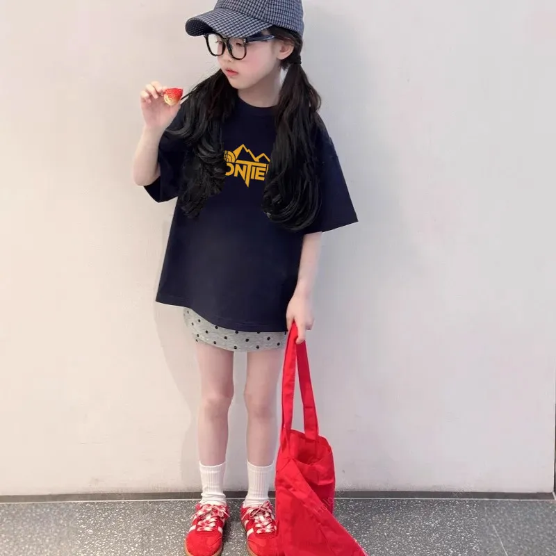 【90-160cm】絶対欲しい 人気爆発 ファッション  気質いい  定番 女の子 快適 半袖 Ｔシャツ