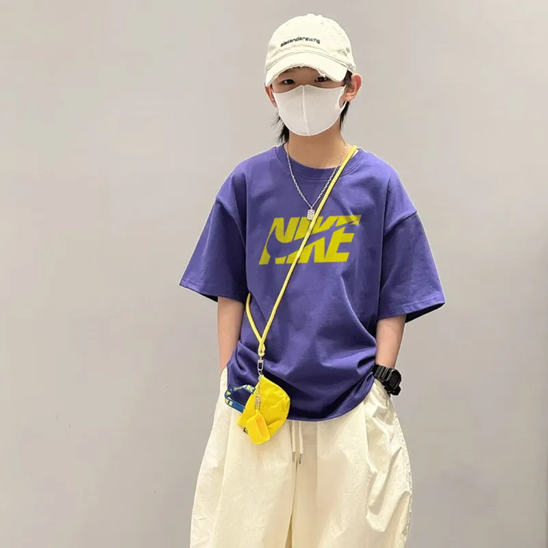 【90-160cm】絶対カッコイイ 人気上昇中 トレンド  ゆったり  品質満点 男の子 半袖 Ｔシャツ