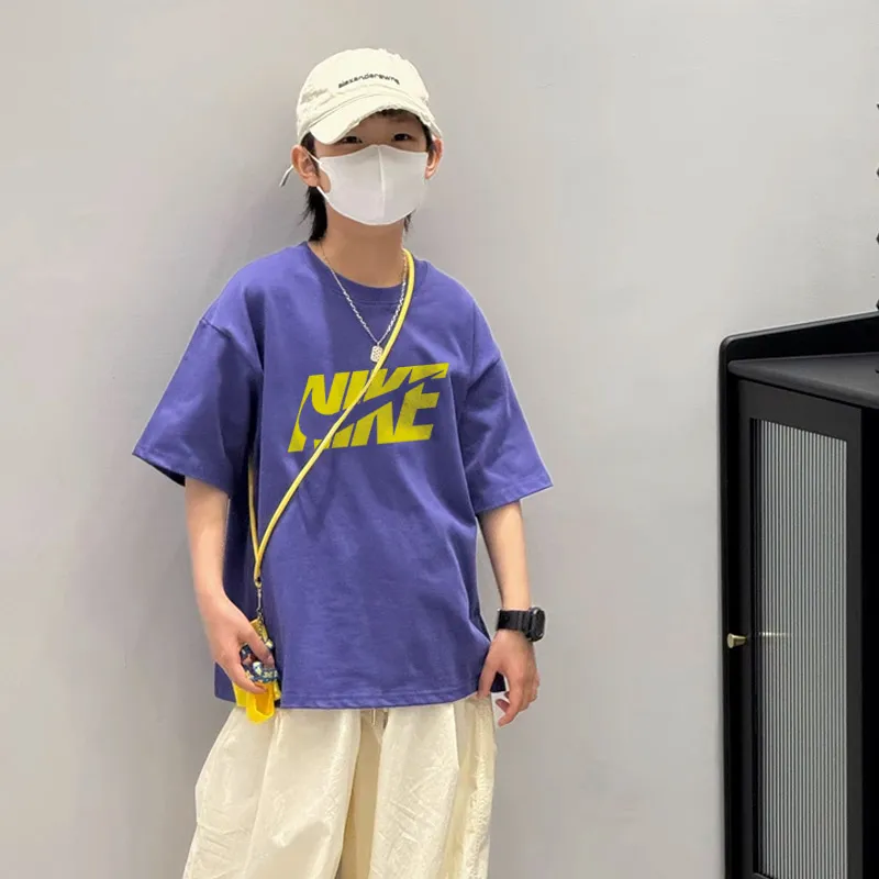 【90-160cm】絶対カッコイイ 人気上昇中 トレンド  ゆったり  品質満点 男の子 半袖 Ｔシャツ
