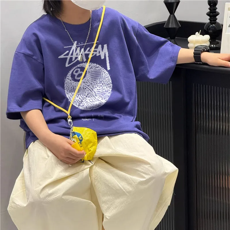 【90-160cm】見逃し厳禁 カッコイイ トレンド  ゆったり  合わせやすい 男の子 半袖 Ｔシャツ
