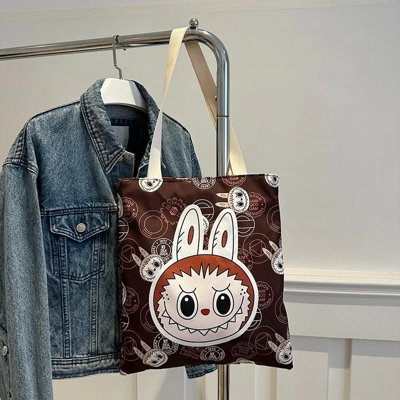 【激安1円！！】限定デザイン おしゃれ キャラクター Labubu ポーチ 小物入れ キャンバス バッグ