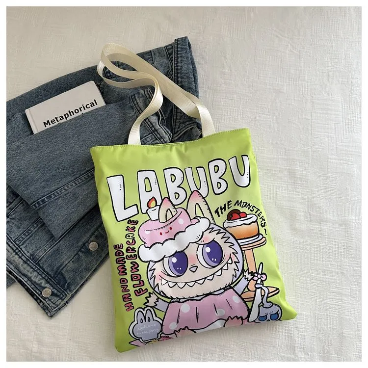 【激安1円！！】限定デザイン おしゃれ キャラクター Labubu ポーチ 小物入れ キャンバス バッグ